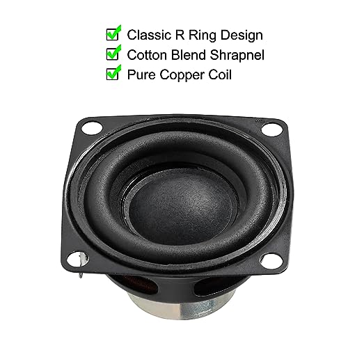 2inch 4Ohm 10W Full Range Audio Speaker Stereo Woofer Loudspeaker for Arduino (2pcs)