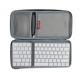 Hermitshell Hard Travel Case for Apple Magic Keyboard MLA22LL/A + Trackpad 2 MJ2R2LL/A + Mouse Bluetooth (Nylon, Black)