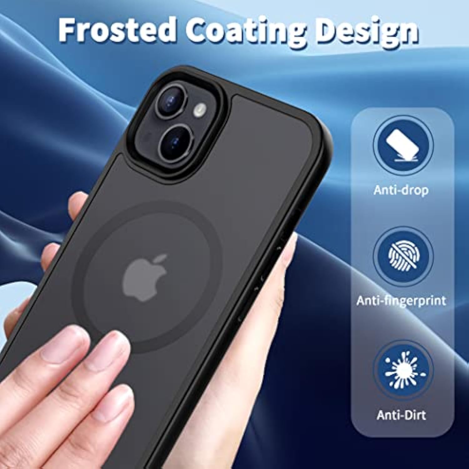 Magnetic Case for iPhone 13 & 14 6.1in Magsafe Compatible Shockproof TPU
