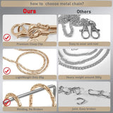 Crossbody Phone Strap Detachable Phone Chain Strap Crossbody Phone Lanyard Chain For Women Gold