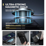 for iPhone 16 Case with Slide Camera Cover & Adjustable Kickstand & Built-in Screen Protector