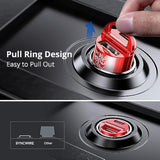 USB C Car Charger Syncwire 90W [PD 45W & QC 45W] USB Car Charger Adapter Fast Charging [Super Mini & All Metal] Compatible with iPhone 15/14 Pro Max Plus 13 12 Samsung S23/S22/S21, Pixel, iPad, Red