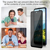 2 Pack Privacy Screen Protector For Motorola Moto G Play (2023) [Anti-Spy Tempered Glass], Ultra Hd, Anti-Scratch, Bubble-Free, Easy Install 9H Protective Glass For Moto G Play