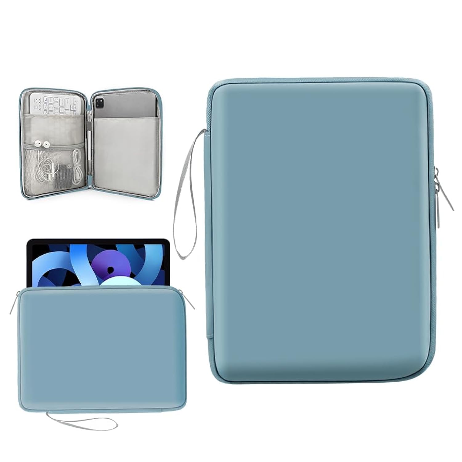 9-11 Inch Tablet Sleeve Case, Fits New Ipad Air/Pro 11 Inch 2024, Ipad Air 5/4Th 10.9, Ipad 10Th Gen 10.9, Ipad 9/8/7Th 10.2,All 9-11 Inch Tablet, Galaxy Tab S8/S9 11, Blue