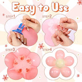 72pcs Groovy Retro Hippie Balloons Boho Daisy Rainbow Butterfly Party Decor