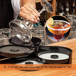 1 Pack 3 Tier Bar Glass Rimmer For Margarita And Cocktail, Bartender Tool,Salt Box Spice Container