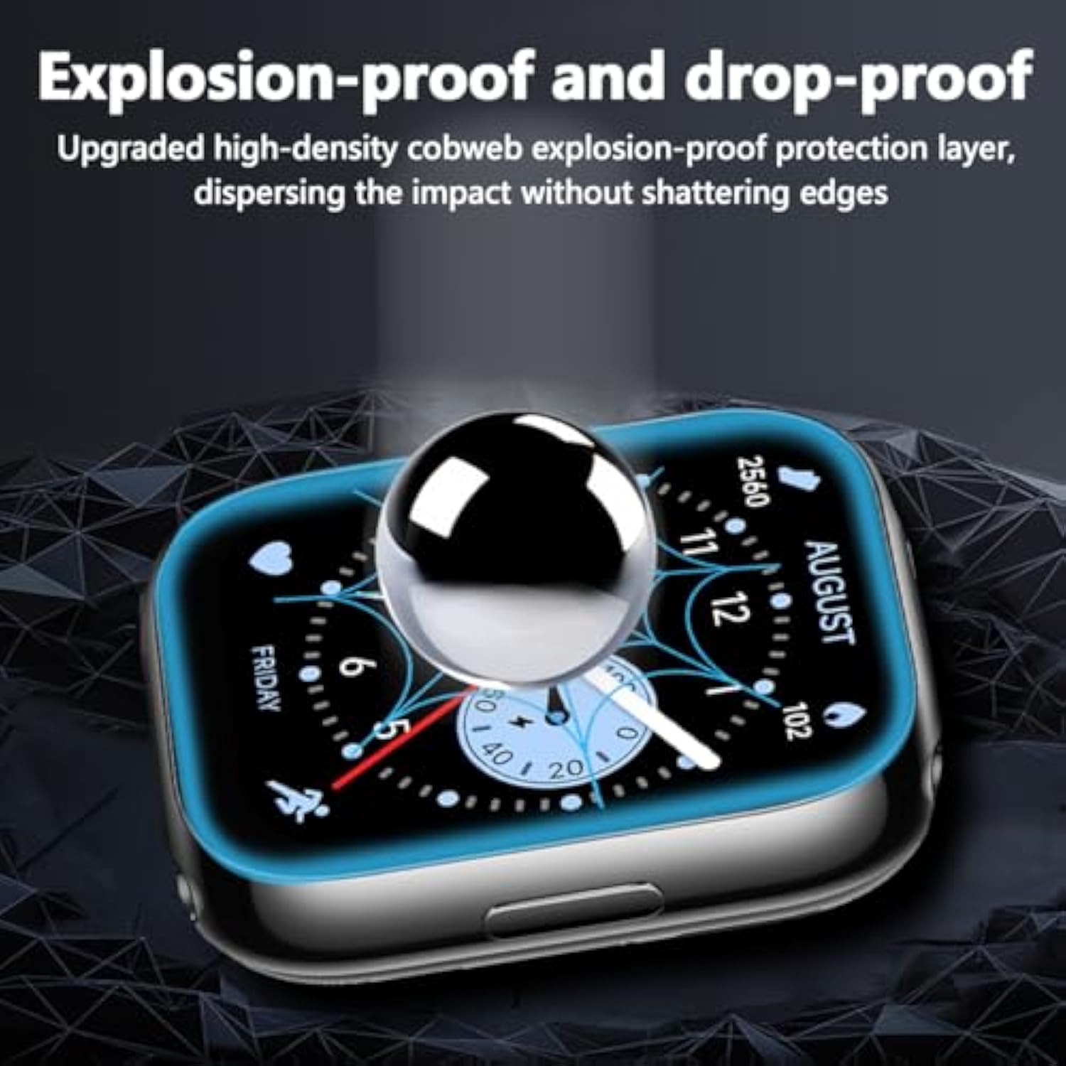 3 Pack For Xiaomi Redmi Watch 5 Lite Screen Protector (No Glass), Self-Healing, 3D Full Screen Coverage Soft Film, Anti Scratch Hd Clear Screen Protector, Black