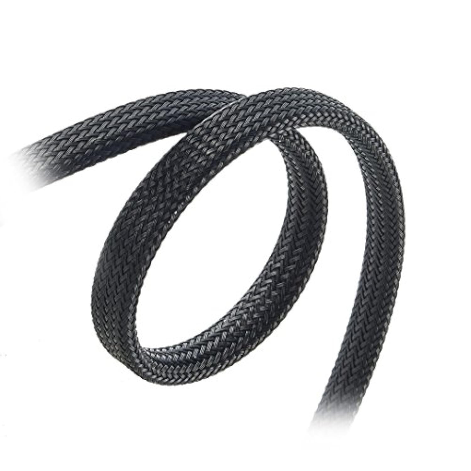 CableMod ModMesh Sleeved SATA 3 Cable (Black, 30cm)