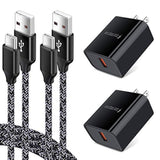 Adaptive Fast Charger For Samsung Galaxy S25 S24 S23 S22 S22+ S22 Ultra S21 S20 Fe S20+ S10 S9 A21 A51 A71 A11 A10E A16 A15 A56 Note 20 Ultra, 18W Quick Charge Wall Charger Type C Fast Charging Cable