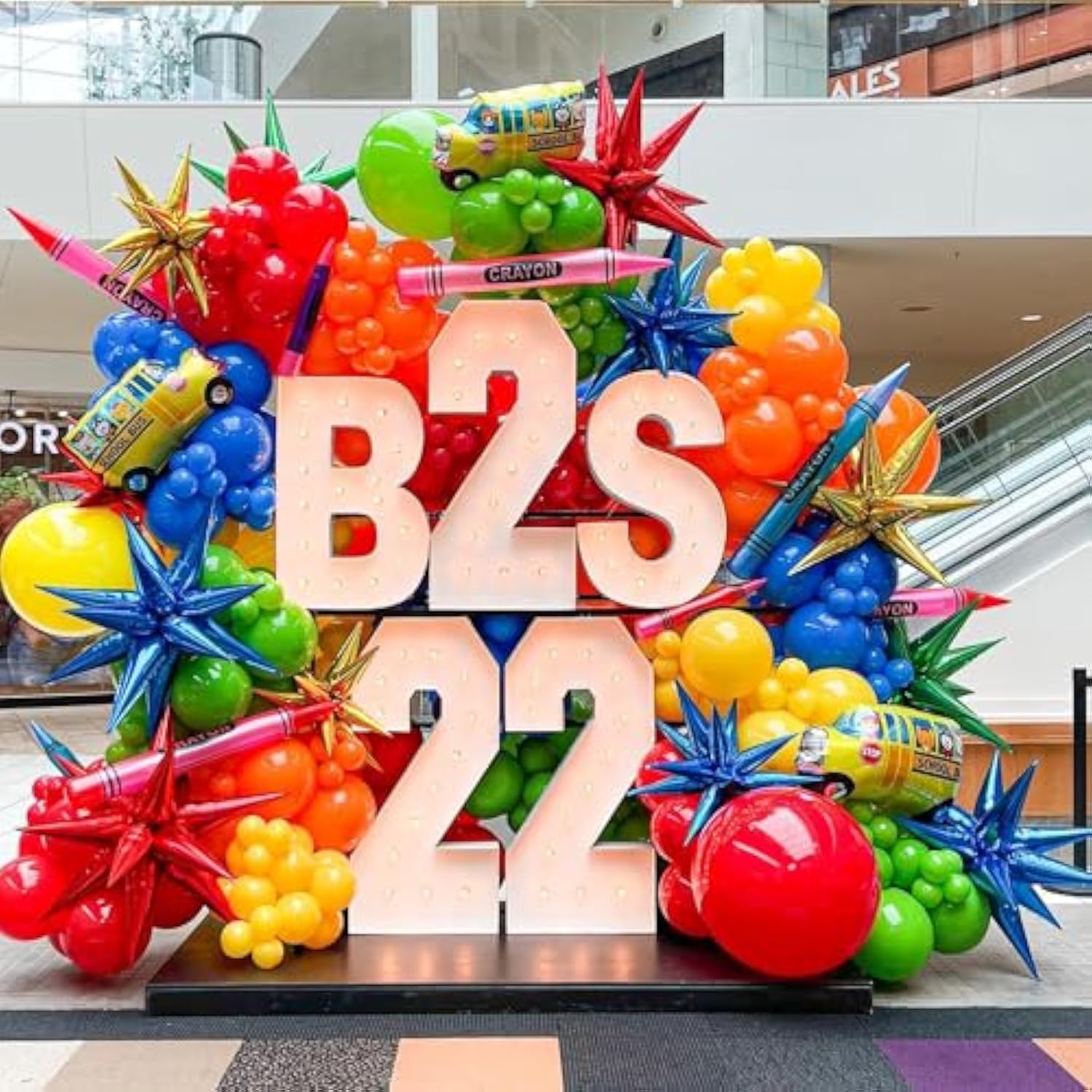 Back To School Balloon Arch Garland Kit,152Pcs Rainbow Balloons With Pencil Apple Schoolbag Abc Foil Balloons For First Day Of School Kindergarten Welcome Back To School Classroom Party Decorations