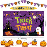 Trick or Treat Halloween Backdrop Banner 70x43 Inch Party Photography Photoshoot Decor