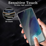 [2+2 Pack] Privacy Screen Protector For Samsung Galaxy S21 Fe 5G, Anti-Spy Shatterproof Tempered Glass With Camera Lens Tempered Glass 9H Hardness Bubble Free Anti-Glare Case Friendly