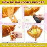 12Pcs Softball Party Balloons - Glove, Bat & Confetti Balloons for Sports Theme