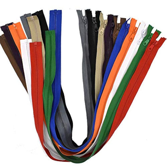 10Pcs 28 Inch Vislon Sport Separating Zipper For Sewing Coats Jacket Z
