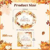 100 Fall Cocktail Picks, Thanksgiving Fancy Toothpicks for Appetizers Decor