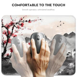 Resilient Beauty Plum Blossom-Inspired Mouse Pad, Rectangle Stitched Edges Non-Slip Rubber Base Mouse Pads For Computers Laptop