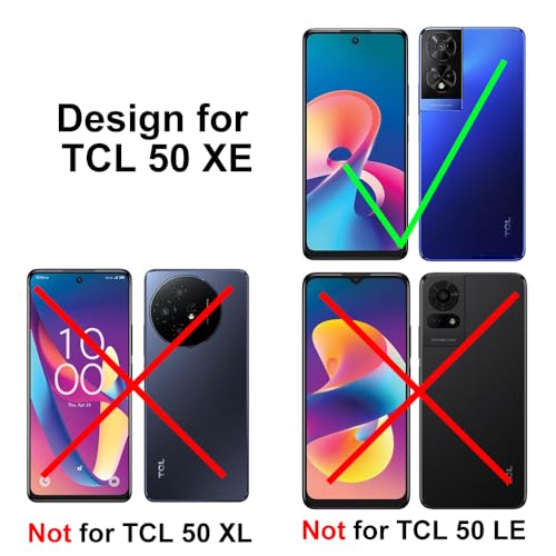 (3 Pack) For Tcl 50 Xe 5G Privacy Screen Protector Anti Spy Private Tempered Glass, Anti Scratch, 9H Hardness