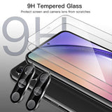 JETech Screen Protector for Samsung Galaxy A54 5G 6.4-Inch with Camera Lens Protector, Tempered Glass Film, HD Clear, 2-Pack Each