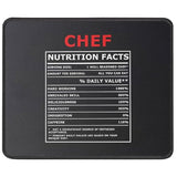Chef Gifts Chef Nutritional Facts Label Gag Gift Mouse Pad - Funny Gift For Chefs - Culinary School Gift For Men, Women - Mouse Mat 9.5 Inch