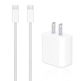 20W USB C Charger with USB C Cable for AirPods Pro AirPods 4 iPhone 17 16 15 Fast Charging