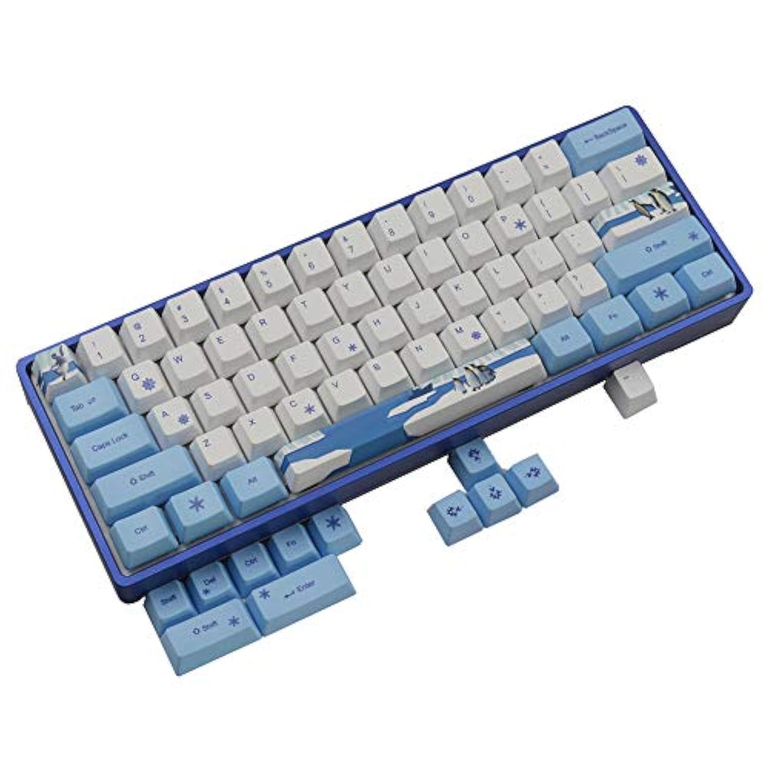 68 Keycap Pbt Oem Height Five-Sided Sublimation Compatible With Gh60 / Gk64 /