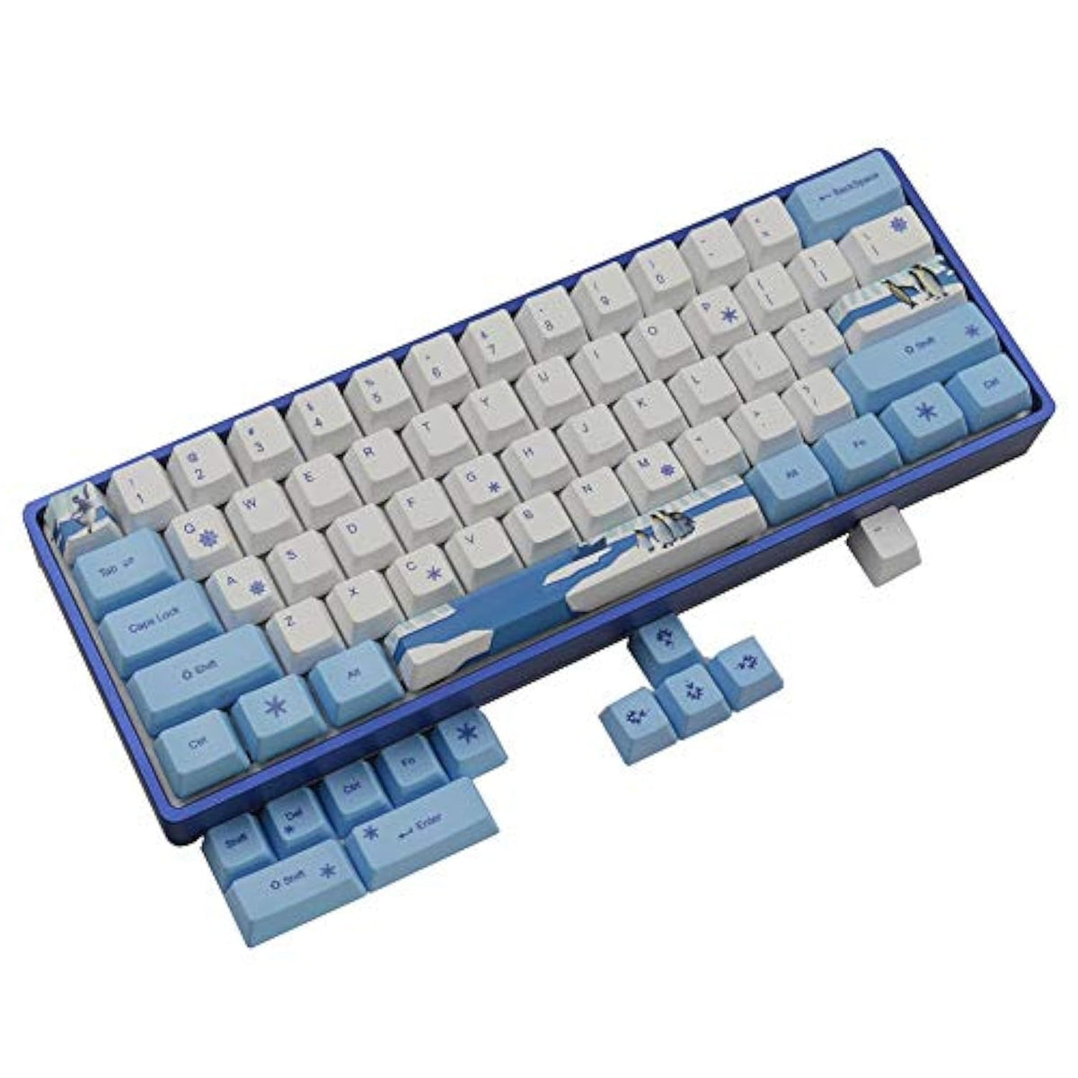 68 Keycap Pbt Oem Height Five-Sided Sublimation Compatible With Gh60 / Gk64 /