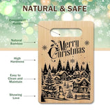 Christmas Cutting Board For Kitchen, Merry Christmas Charcuterie Board, Xmas Gifts For Women Family Friends Neighbors, Xmas Tree Holiday Chopping Boards For Home Kitchen Decorations Supplies, 10