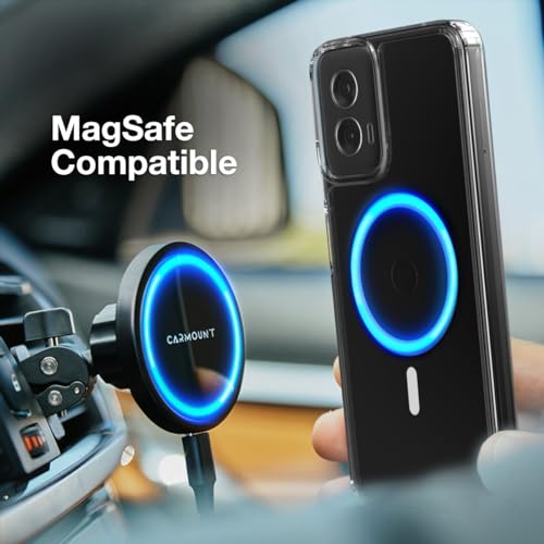 Magnetic Case for Moto G Power 5G 2024 (Compatible with MagSafe Accessories) Crystal Clear