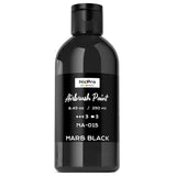 Black Large Airbrush Paint (8.45 Oz, 250 Ml) Ready To Spray Opaque Water-Based Acrylic Air Brush Paints For Model, Wood, Canvas, Metal, Plastic, Leather, For Beginners & Artists