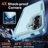 Mint Green Military Grade Phone Case for Samsung Galaxy S26