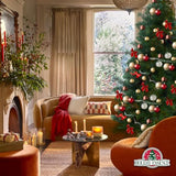 4 Foot Christmas Tree, 300 Tips Artificial Green Canadian Pine Tree, Unlit Premium Hinged 4 Ft Tall, Pvc Base