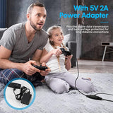 Usb 3.0 Extension Cable 50Ft, 50 Feet Active Usb Extension Cable 3.0 Male To Female With 2 Chipsets Signal Booster, Usb 3.0 Extension Cord With 5V2A Power Adapter For Vr,Ps4,Printer,Webcam Xbox