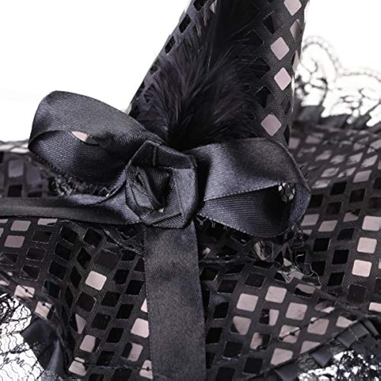 Halloween Witch Hat Headband For Halloween Costume Dress Up Party Supplies (Black)