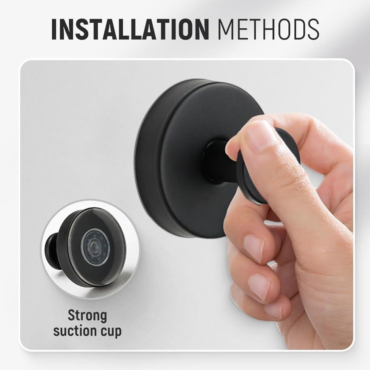 Suction Cup Hooks For Wreaths On Glass, 2025 New Model No-Drill Suction Cup Hooks, Wreath Hangers For Front Doors, Metal Towel Hooks For Showers Bathrooms Mirrors (4, Gold)