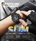 (3+5) Compatible for Garmin Instinct 3 Solar 45mm/AMOLED 45mm, 3 Pack Watch Screen Protector + 5 Pack Black Dust Plug, Tempered Glass Anti-Scratch