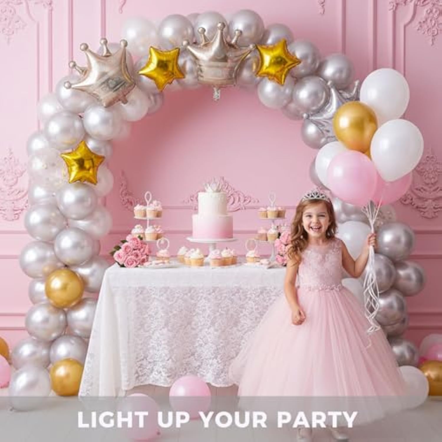 110Pcs Silver Balloons, Silver Latex Balloon For Birthday Baby Shower Graduation Engagement Anniversary Wedding Party Supplies Garland Arch Decoration,12 Inches