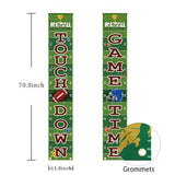 Football Welcome Porch Banner, Door Hanging Sign for Game Day Sports Parties