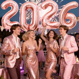 40 Inch Rose Gold 2026 Foil Balloons Party Supplies Graduation New Year