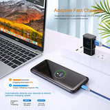 Adaptive Fast Charging Usb Wall Charger, 4-Pack Fast Charging Block Travel Usb Charger Adapter Compatible Samsung Galaxy S21 S20 S10 S9 S8 S7 Edge Plus, Note 8 9 10+, A13 A32 A52 A53 Iphone