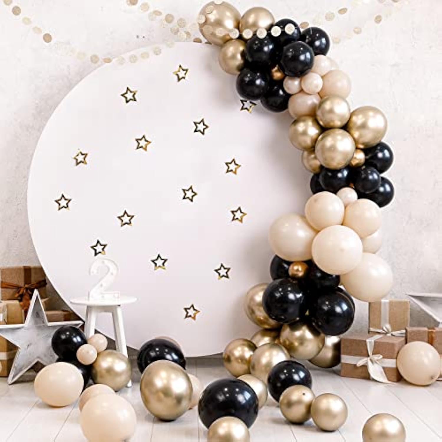 Ruby Red Balloons Different Sizes 105Pcs 5/10/12/18 Inch Dark Red Chri