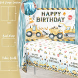 Construction Birthday Party Supplies, Construction Birthday Decorations, Dump Truck Party Decor, Backdrop, Cake Toppers, Balloon Garland, Tablecloth, Cupcake Toppers, Foil Balloons