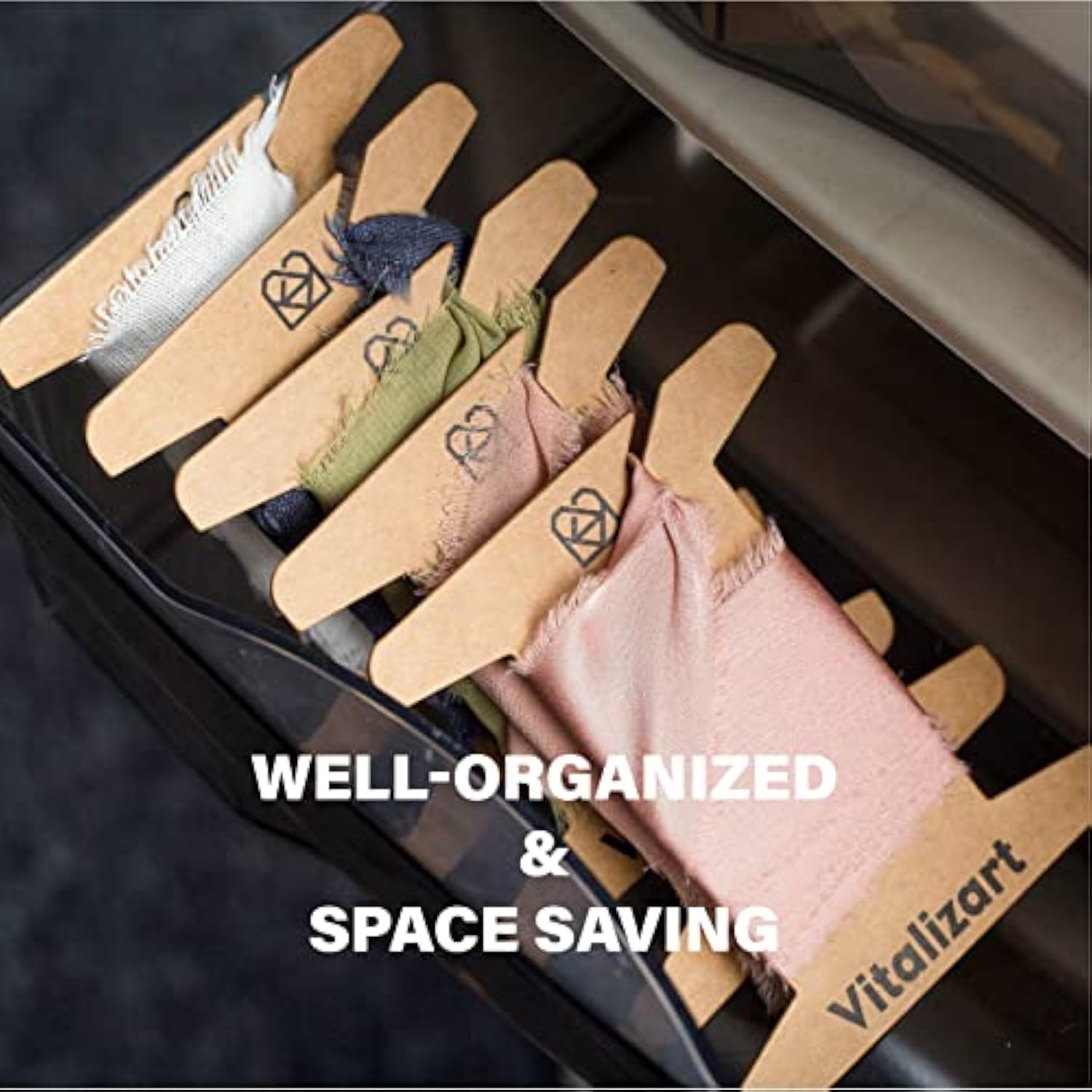 Ribbon Storage Organizer 50 Pcs Ribbon Spools Empty Cardboard Yarn Bob