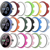 18 Pack Case For Google Pixel Watch 3/2/1 41Mm With Tempered Glass Screen Protector, Shockproof Hard Pc Bumper Protective Cover Compatible With Pixel Watch 3/2/1 41Mm