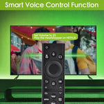 Voice Remote For Samsung Smart Tv,Replacement Control Compatible With Bn59-01385A,Aaa Battery Version,For Most 2018 To 2024 Samsung Crystal/Uhd/Qled/Frame/Qled/ 4K 8K Smart Tvs,2 Year