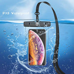 Waterproof Phone Case 2-Pack IPX8 Clear Pouch Dry Bag for Samsung Galaxy