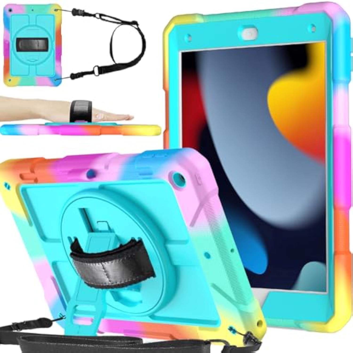 Ipad 9Th Generation Case,Ipad 8Th/7Th Generation Case,Ipad 10.2 Case,3 Layer H