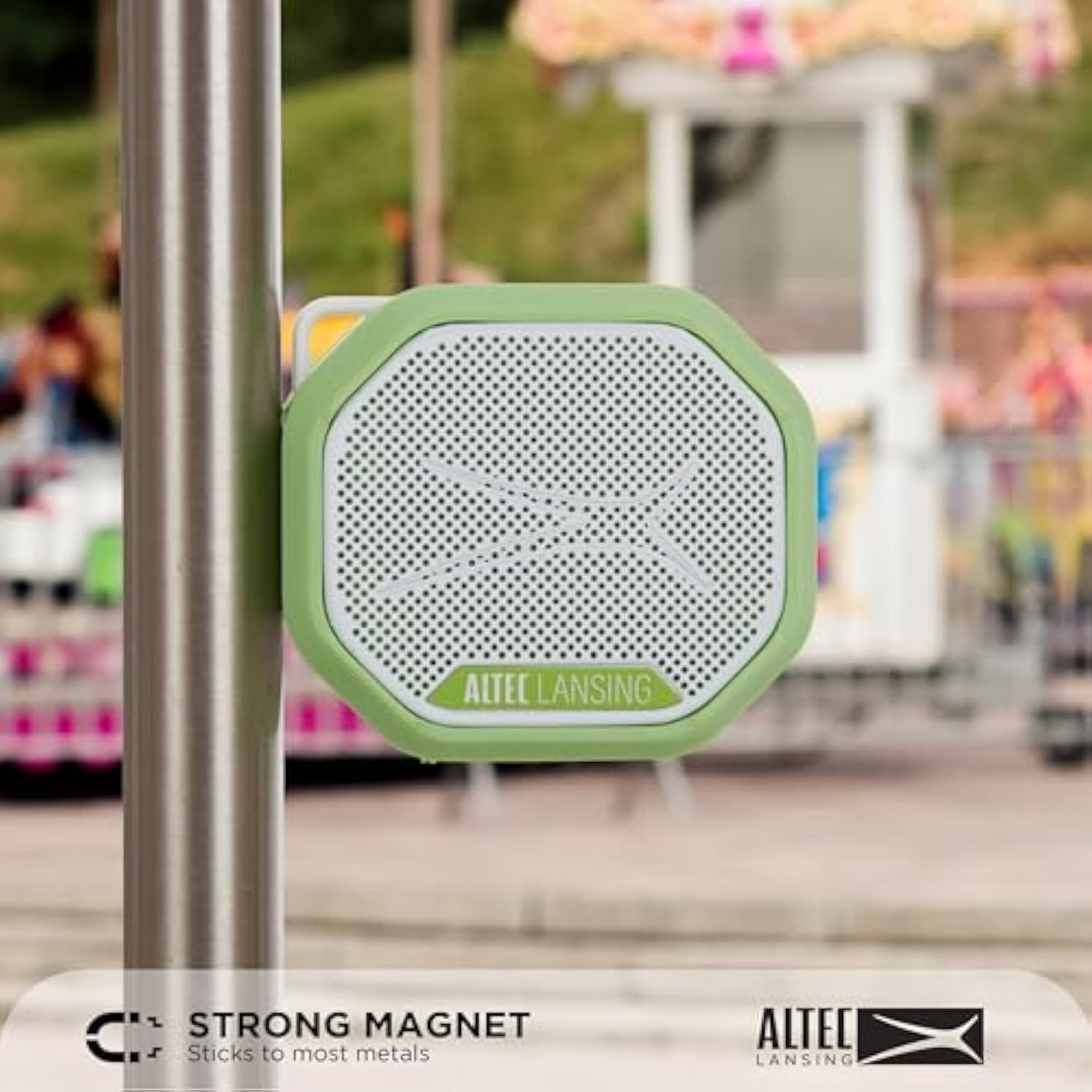 Altec Lansing HYDRATREK Magnetic Bluetooth Speaker, Waterproof IP67, Portable Speaker, True Wireless Pairing, USB-C Quick Charge, 3.7V 400mAh Battery, Voice Assistant, Perfect for Any Adventure…