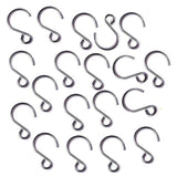 80 Pack Crystal Bead Curtain S Shape Hooks 25Mm Mini Stainless Steel Wire Diy Jewelry Accessories Tiny Ornament Hooks For Sun Catcher Glass Ball Chandelier Pendant Christmas Tree Baubles