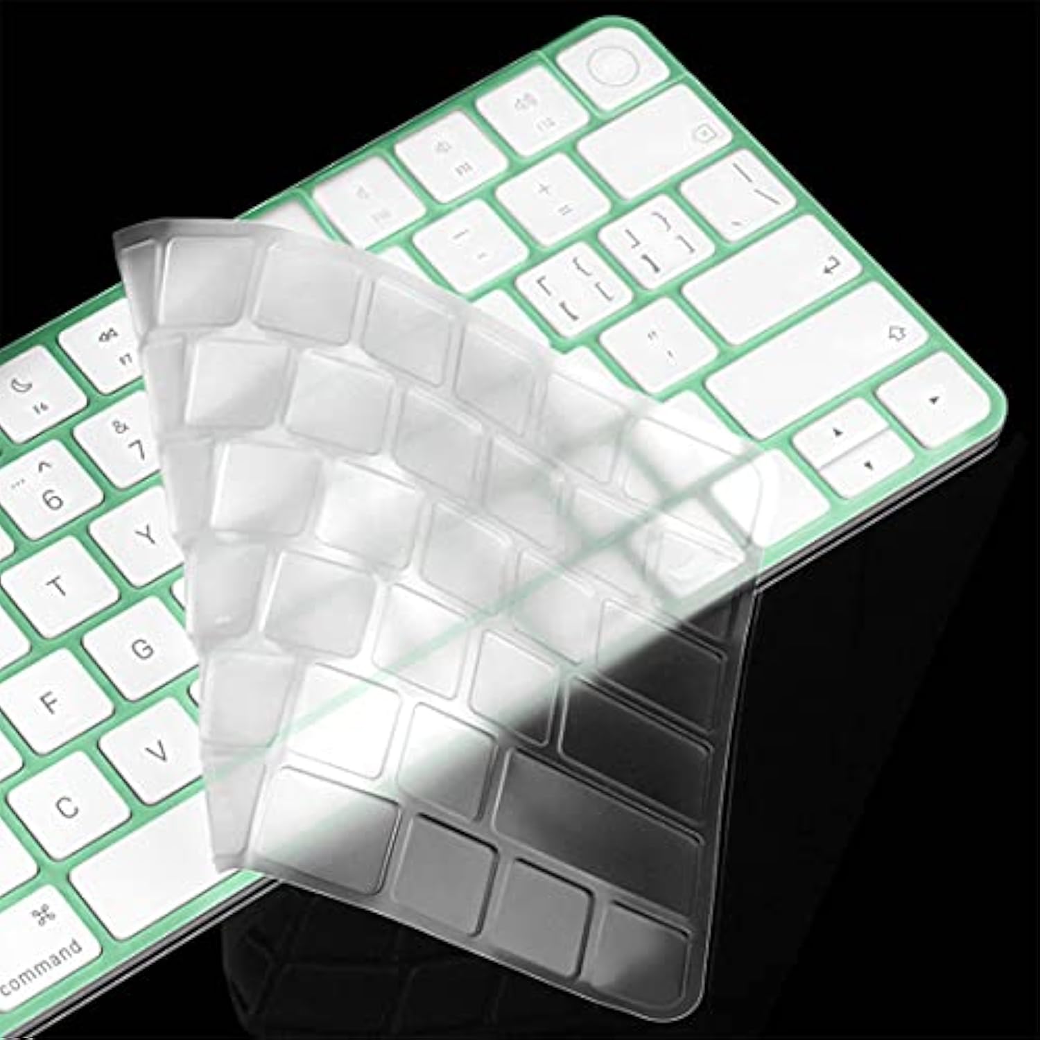 Keyboard Cover Skin for 2021 Apple iMac 24 inch Magic Keyboard with Touch ID