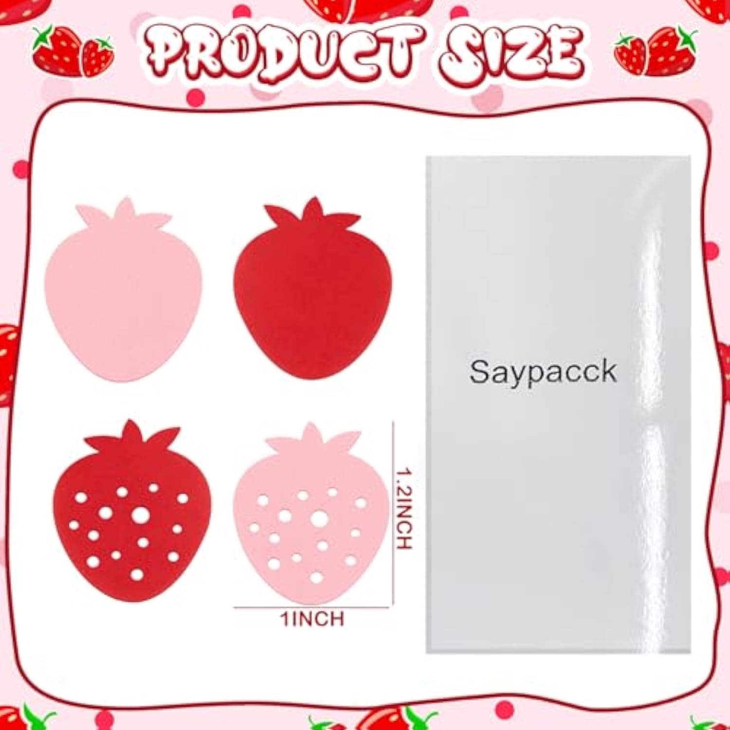 300 Pcs Strawberry Confetti Red And Pink Strawberry Table Confetti Strawberry Table Decorations For Strawberry Themed Baby Shower Birthday Wedding Party Decor